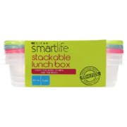 Clicks Stackable Lunch Box 3 Pack